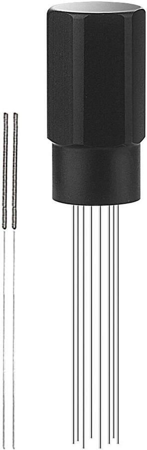 Espresso Tool Koffie Mixer Perfecte Espresso Aluminium Handvat 10.3 cm Zwart