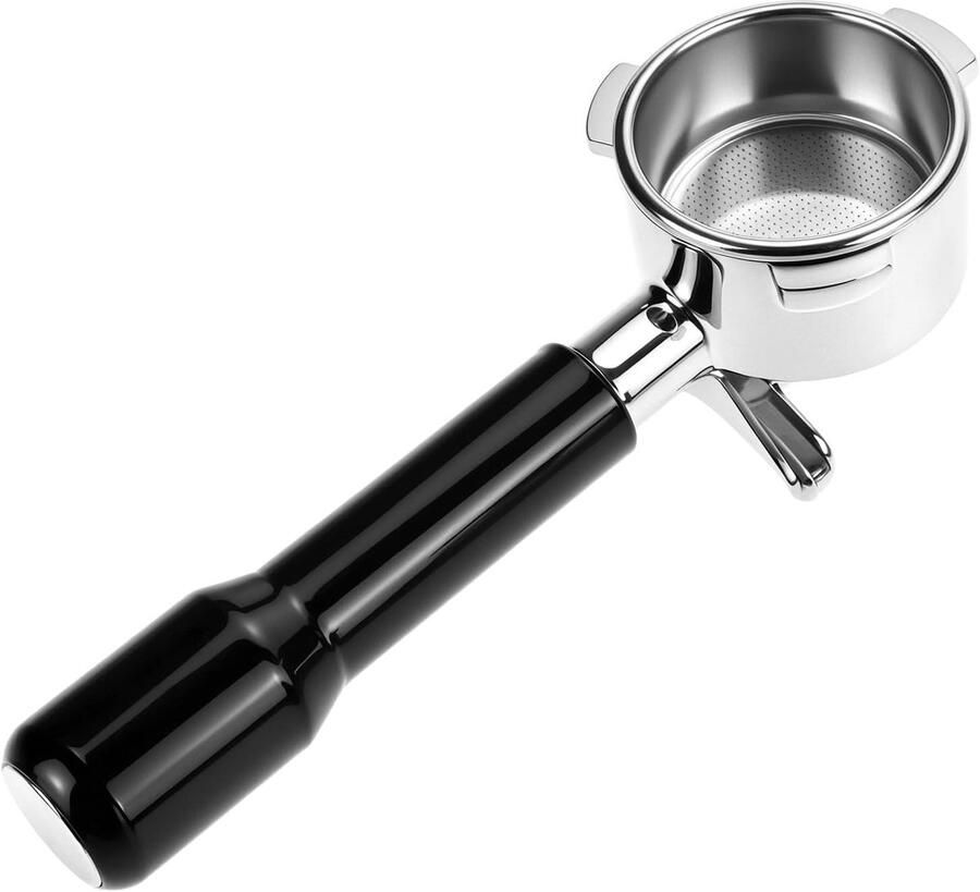 Espresso Zeefdrager Filterdrager Portafilter Espresso Zetten Dubbele Tuiten 54mm Zwart