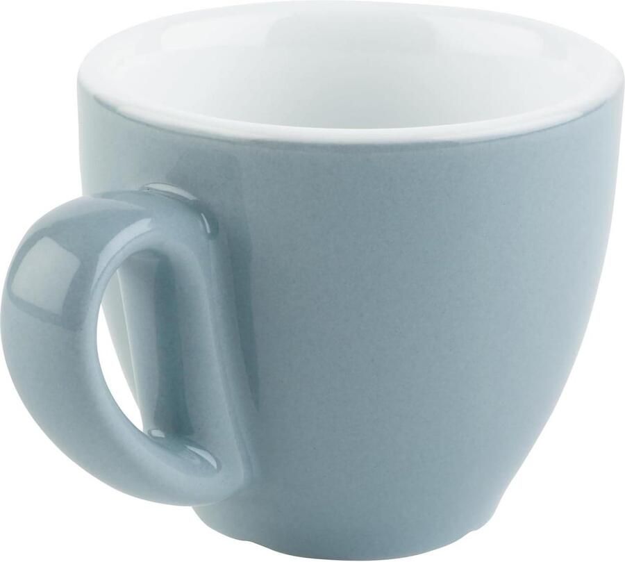 Espressokopje Koffiekopje Mok Koffie Genieten Stapelbaar Design 80 ml Blauw