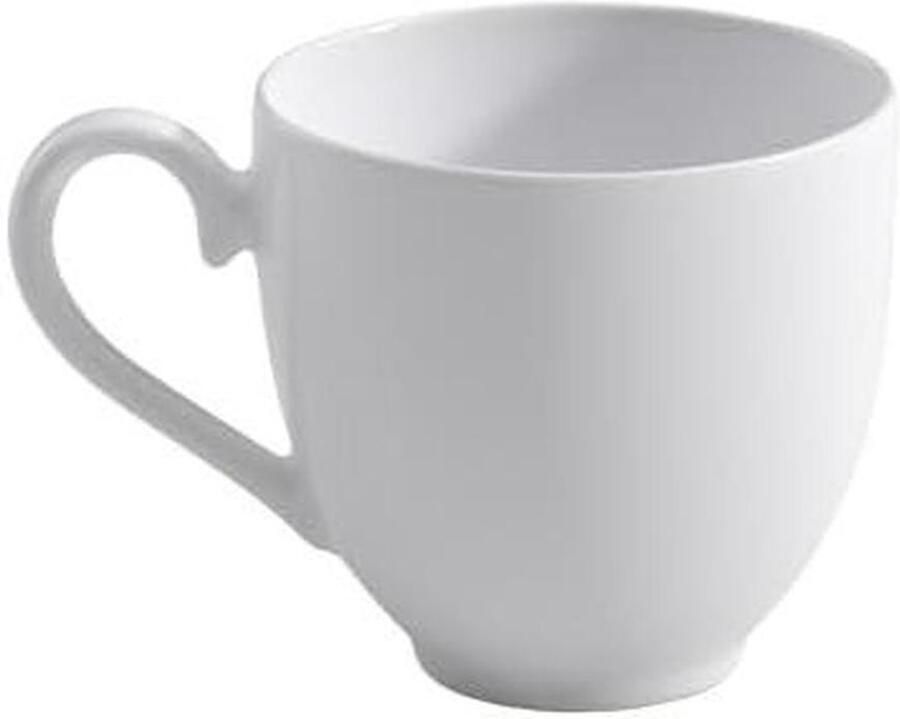 Espressokopje Mokkakopje Genieten van Koffie Vaatwasmachinebestendig 100 ml Wit