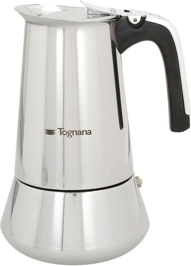Espressomachine 10 kopjes roestvrij staal zilver
