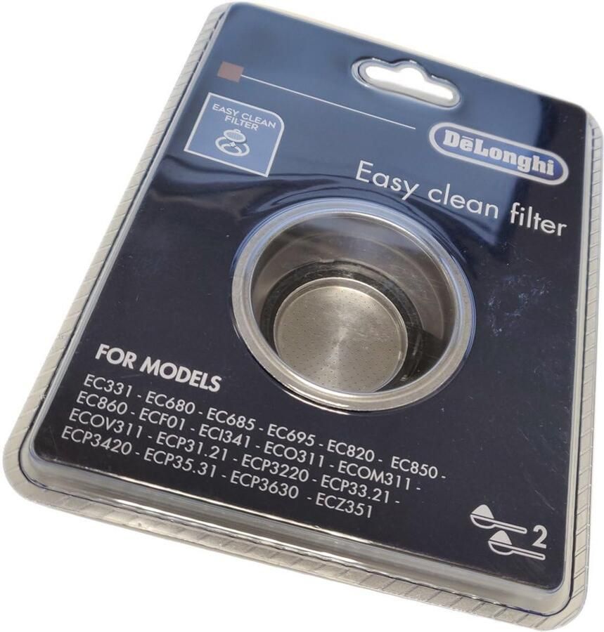 Espressomachine 15-Bar Pomp Filter voor 2 Kopjes