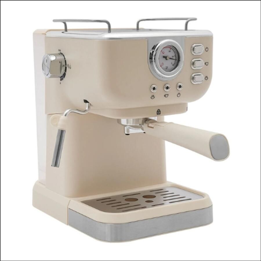 Espressomachine 20 Bar – Melkopschuimer – Halfautomatisch – Krachtige Extractie – Compact Ontwerp