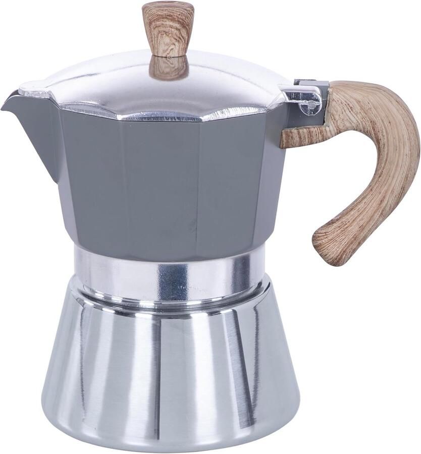 Espressomachine 3 kopjes inductie geschikt compact design geniet van verse koffie ShopVlot