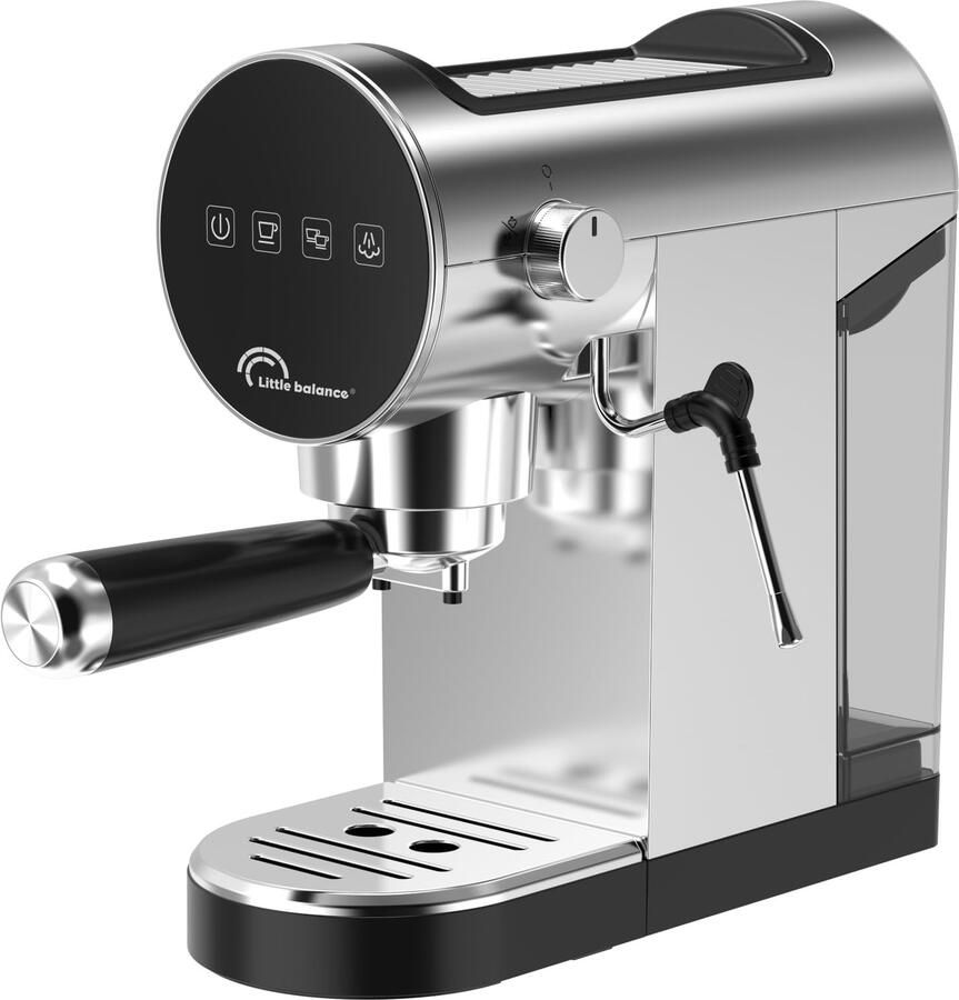 Espressomachine Digitale Inox 1360 W Vermogen 0 9 L Afneembare Tank Roestvrij Staal Voor Cappuccino En Latte