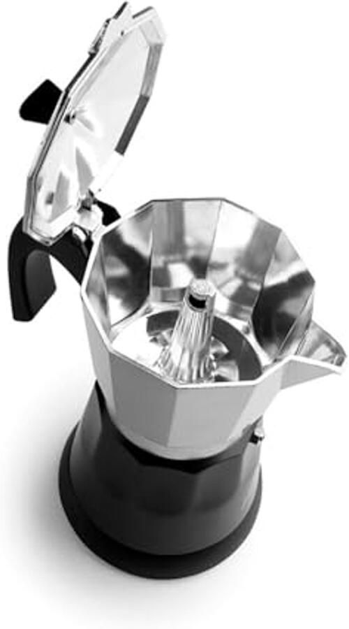 Espressomachine elektrisch 6 kopjes 300 ml aluminium 480 W vermogen - Foto 2