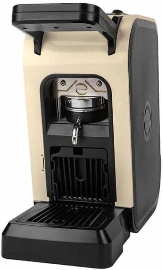 Espressomachine ESE Pads Koffiezetapparaat Ciao Thuis Genieten Gepatenteerd Antikalk Systeem 1 Liter Reservoir Ivoor
