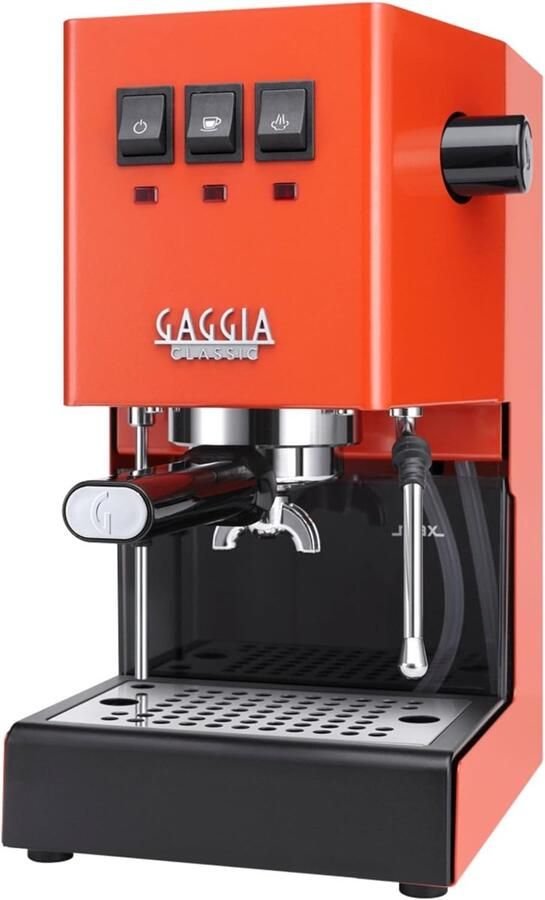 Espressomachine Gaggia Classic Evo Oranje Tijdloos design Geniet van authentieke Italiaanse espresso SnelShoppen