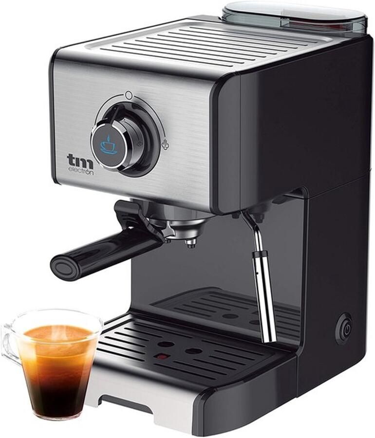 Espressomachine Handmatig 15 Bar Pomp 1200 W Vermogen 1 2 Liter Reservoir Roestvrij Staal Melkopschuimer Voor Espresso Koffie