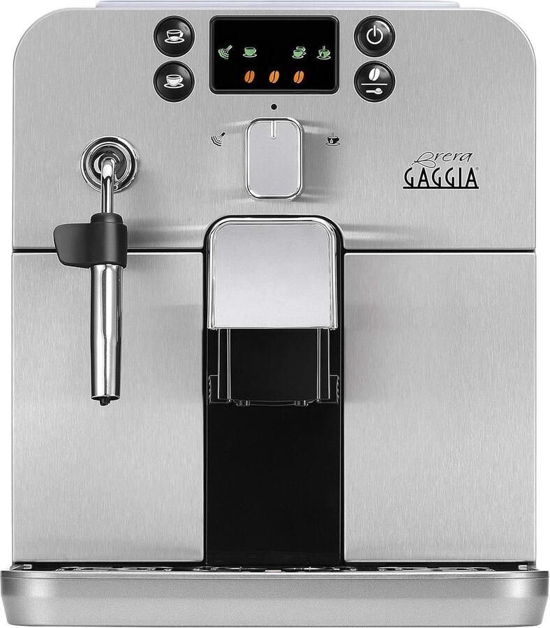 Espressomachine Koffiezetapparaat Echte Espresso Melkopschuimhulp 12 Liter Zilver