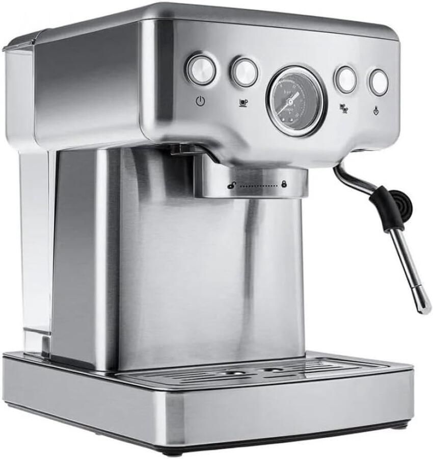 Coffee Art 1353 Espressomachine 1350 W druk 20 bar watertank van 1 8 liter kopjeswarmer melkopschuimen voor espresso cappuccino latte en meer