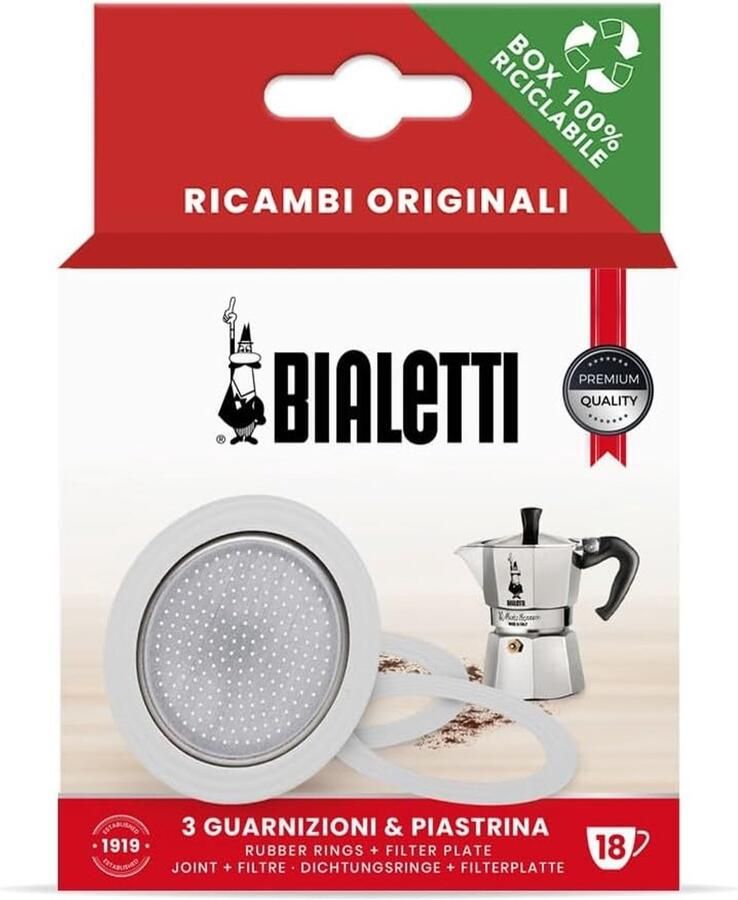 Espressomachine Koffiezetter Koffie Zetten Aluminium 18 Koppen Zwart