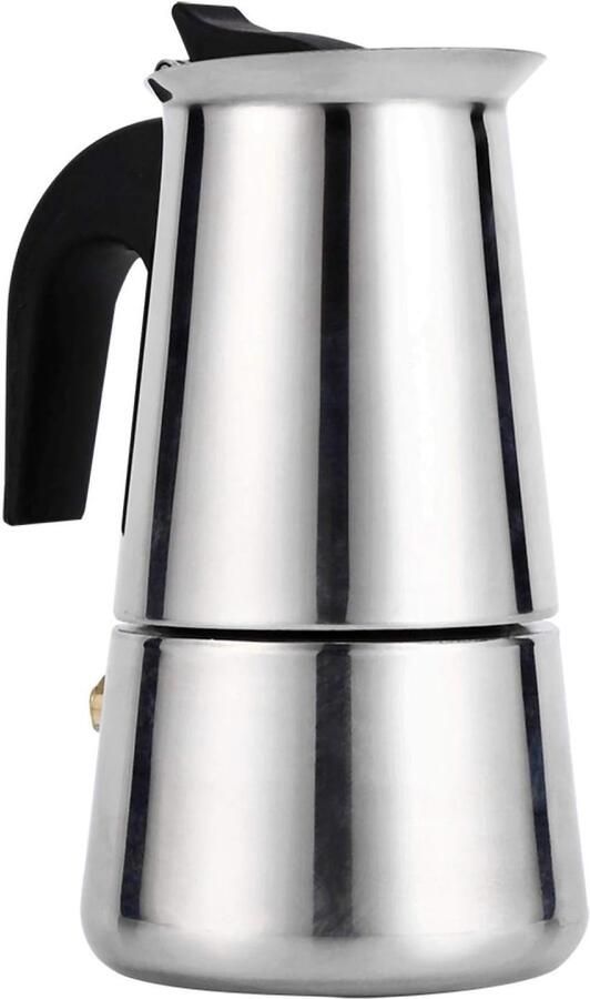 Espressomachine met kookplaat Italiaans koffiezetapparaat met percolator 2-kops 4-kops 6-kops 9-kops Optionele mokka-pot Latte Maker Klassieke volwaardige koffiemaker(100ml)