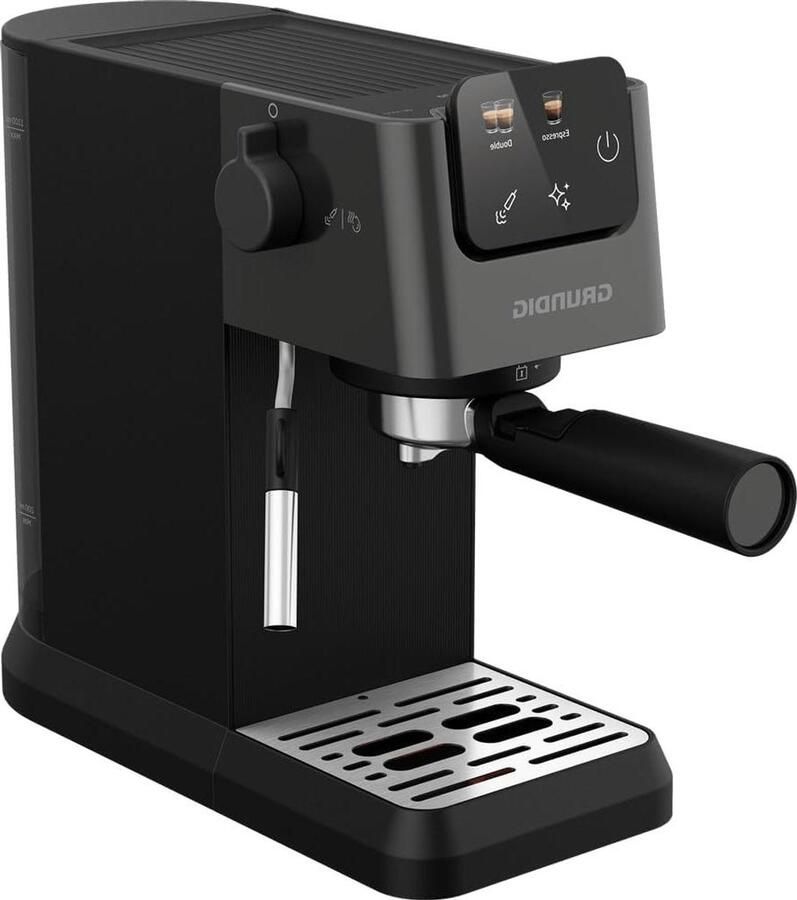 Espressomachine met melkopschuimer Koffiezetapparaat Barista koffie thuis Intuïtief touch-display 11 Liter capaciteit Zwart
