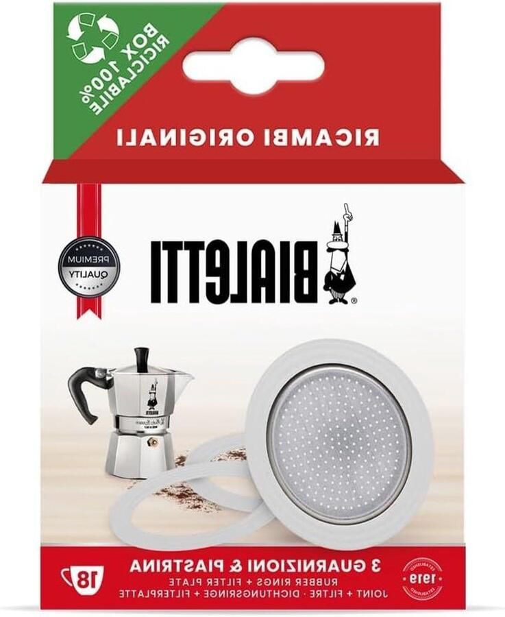 Espressomachine Mokka pot Koffie Zetten Aluminium Materiaal 18 Koppen Zwart