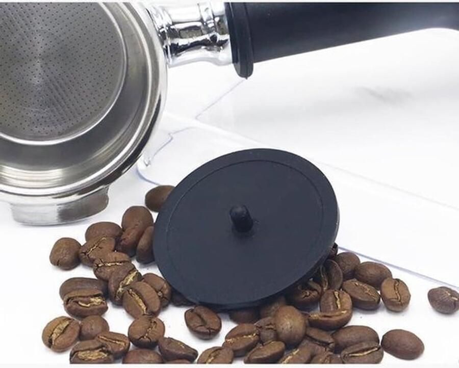 Espressomachine reinigingsaccessoires van hoogwaardig rubber – terugspoelschijf blindfilter geschikt voor standaard zeefdragers ideaal voor barista's