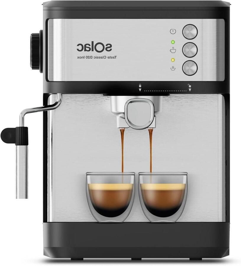 Espressomachine Roestvrij Staal Koffiezetapparaat Thuis Barista 20 Bar Pomp 18 Liter Tank Zilver
