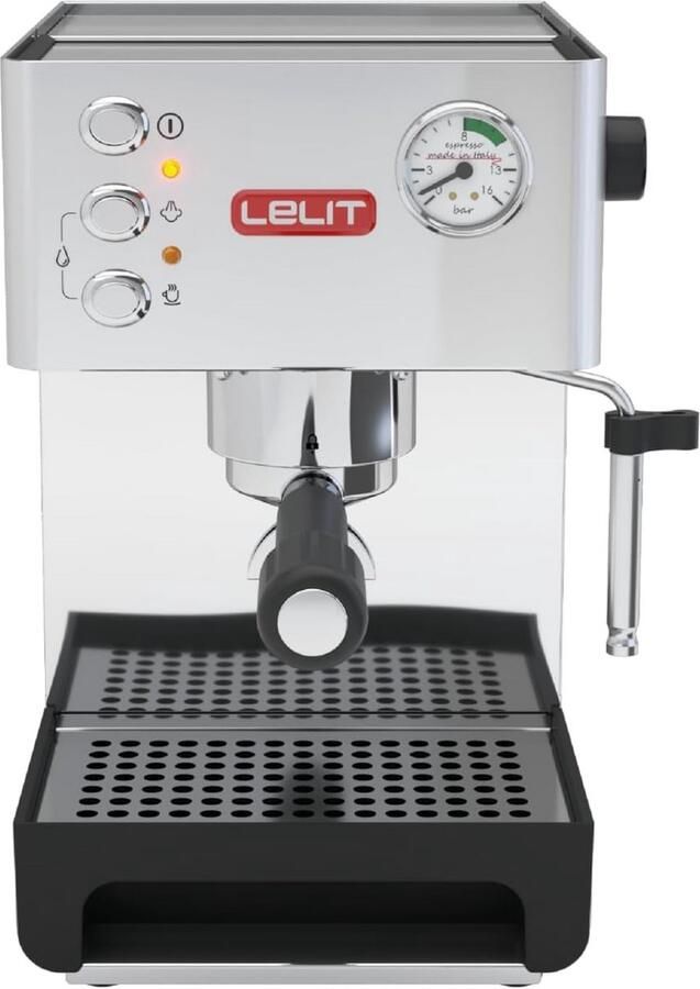 Espressomachine RVS met Stoompijp voor Perfecte Koffie en Cappuccino