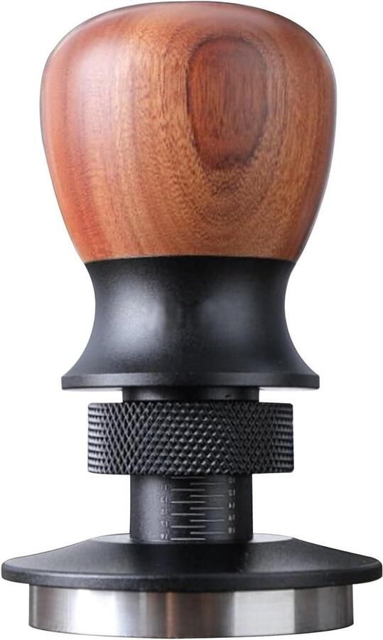 Espressomachine Tamper Koffie Stamper Perfect Espresso Constante Druk 51 mm Zwart