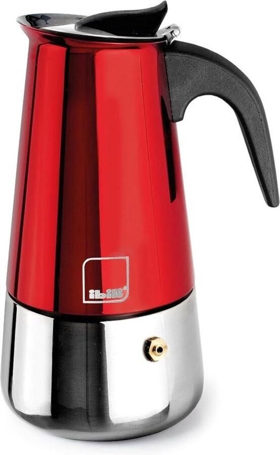 Espressomachine voor 10 kopjes 460 ml roestvrij staal inductie geschikt