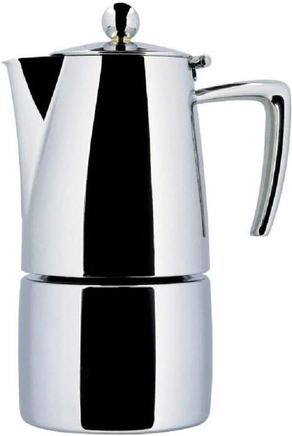 Espressomachine voor 2 Kopjes Glanzend & Geschikt voor Inductie