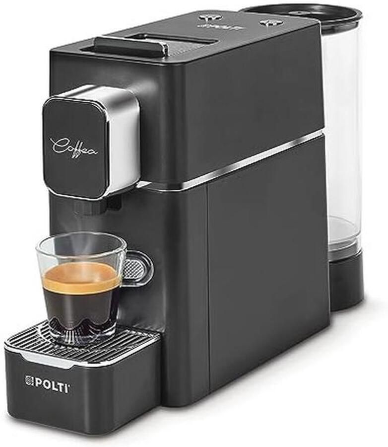 Espressomachine voor E.S.E. 44 mm 0 85 l tank zwart korte en lange espresso