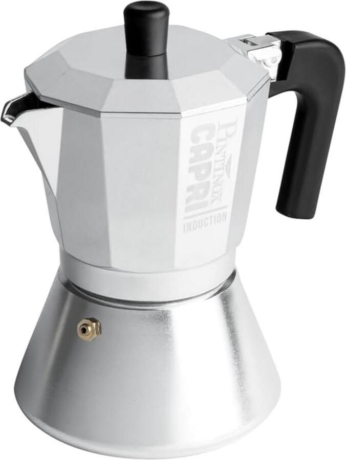 Espressomachine voor fornuis Mokkapot Koffie Zetten Volledige inductie bodem 6 Koppen Grijs
