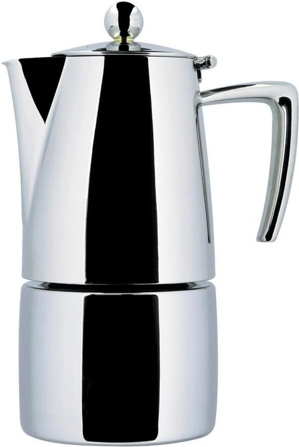 Espressomaker van 18 10 RVS Gepolijst