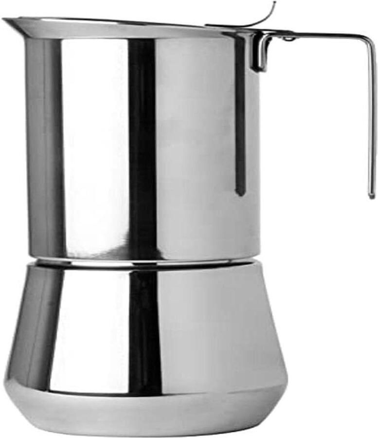 Espressopot Mokkapot Koffie Maken Fornuis Geschikt 1 Kops Zilver