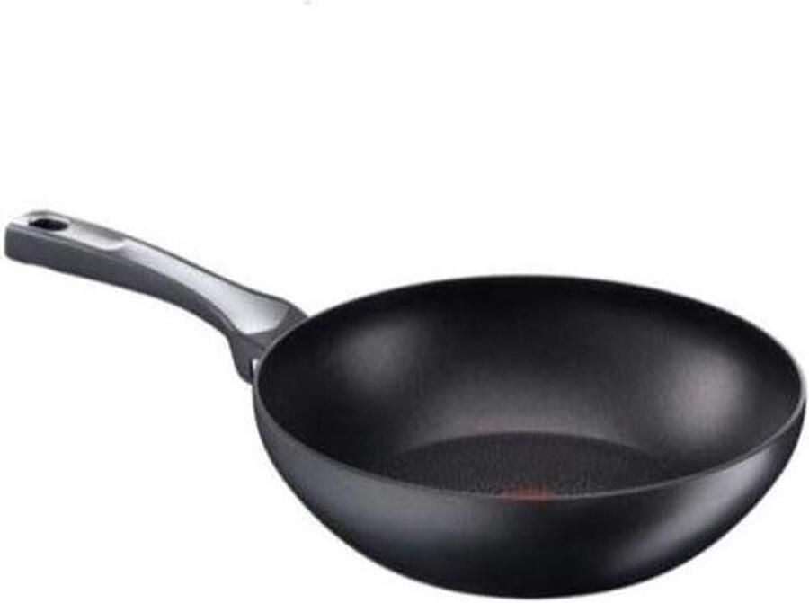 Expertise Wokpan Roerbakpan Aluminium Aziatisch Koken Thermo-Spot Indicator 28 cm Groen