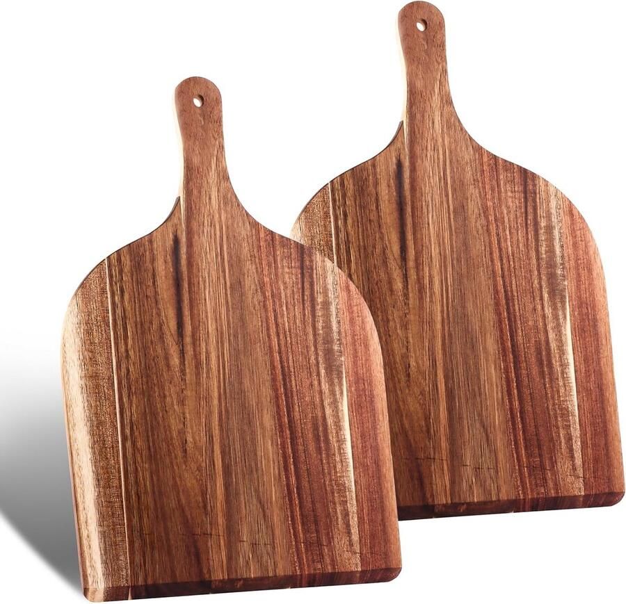 Extra grote pizza schalen set van 2 ideaal voor het serveren van pizza's van 42 cm perfect voor feesten en familiebijeenkomsten