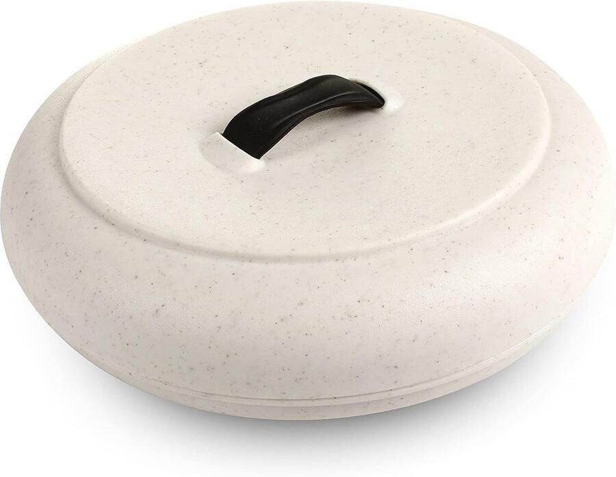 Tortilla Warmer Brood Verwarmer Brood Warm Houden Magnetron Vaatwasserbestendig Extra Groot Natuurlijk Haver
