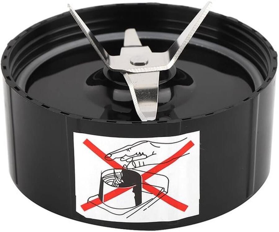 Extractie Cross Blade Juicer Vervangingsmes voor Blender Zwart Keuken Accessoire Hakken Raspen en Mengen Geschikt voor Groente