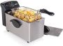 Vevor™ directly VEVOR Frituurpan Elektrische Friteuse 12L Dubbele Tanks van Roestvrij Staal-5000W-voor het bakken van chicken chips frieten karbonades - Thumbnail 2