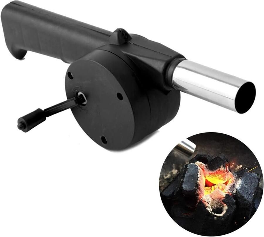 Fan Air Blower Fast Fire Starter Draagbare Mini Handslinger voor Outdoor Picknick Camping Koken Barbecue Houtskool Grills Kachel Accessoires