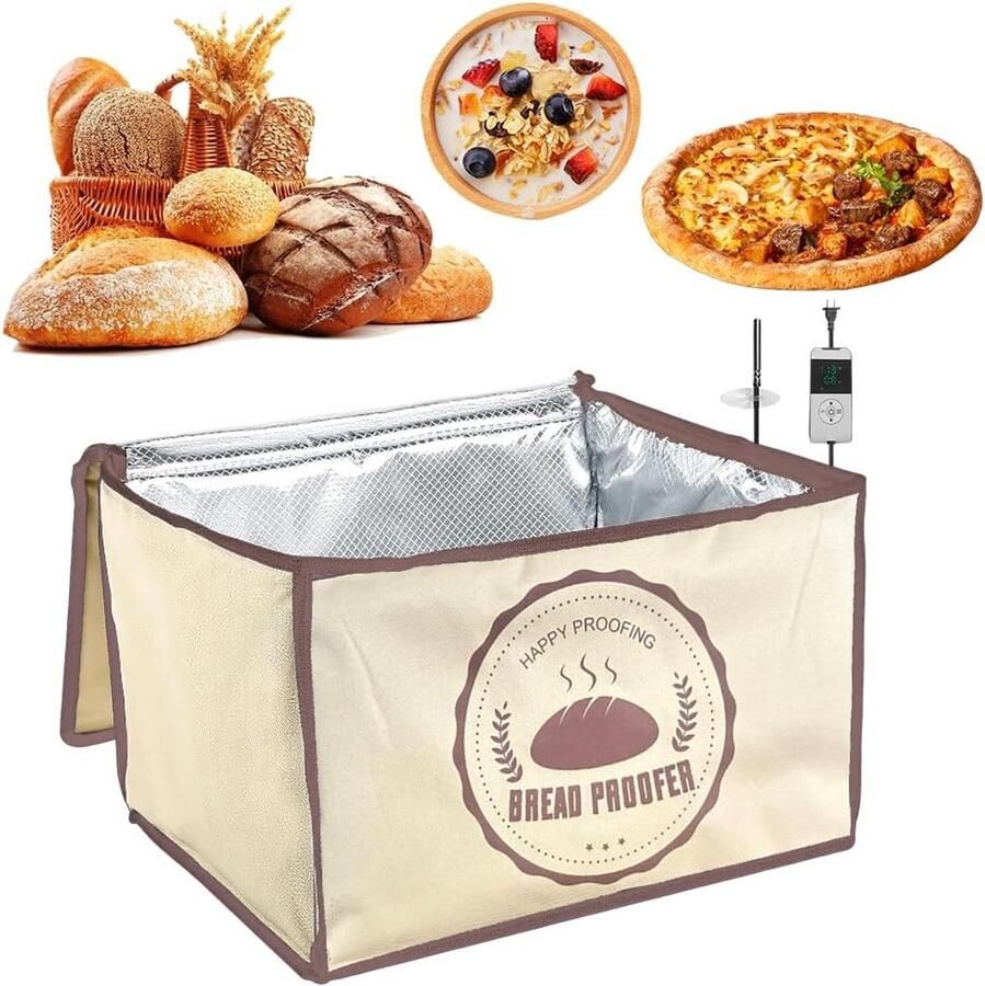 Fermentatiebox 30 liter Vouwbaar Met timer en verstelbare temperatuur Voor perfect brood ShopVlot