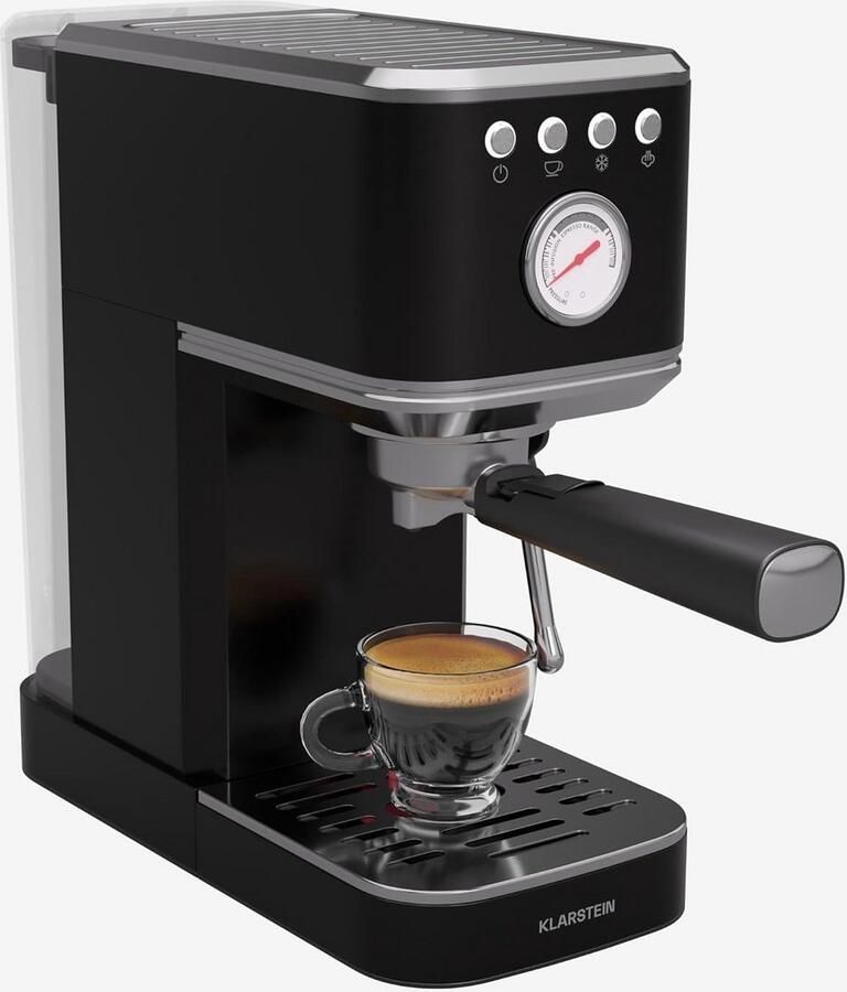 Filter Koffiezetapparaat met 20 Bar Druk en Stoomfunctie voor Cappuccino