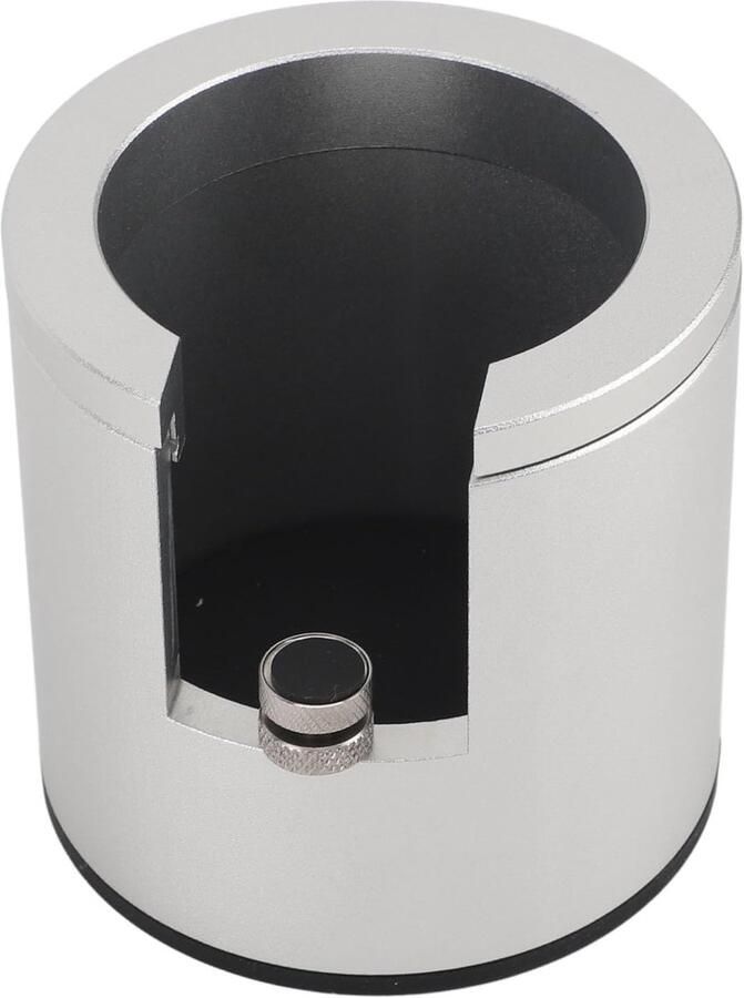 Filterhouder Koffie Aanstamp Station Espresso Bereiden Verstelbare Hoogte 51 53 58mm Zilver