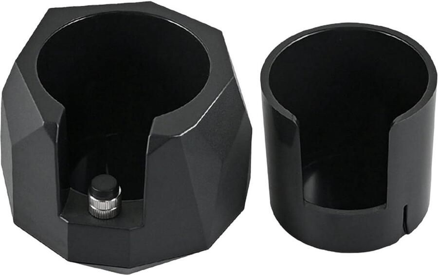 Filterhouder Station Koffie Stamp Espresso Bereiden Universeel Compatibel 51-58 mm Zwart