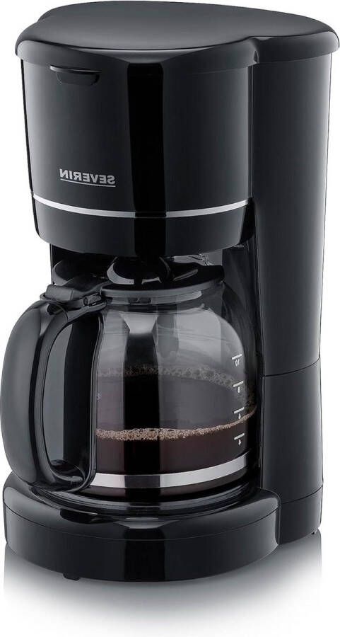 Filterkoffiezetapparaat 10 kopjes Permanent Filter Zwart