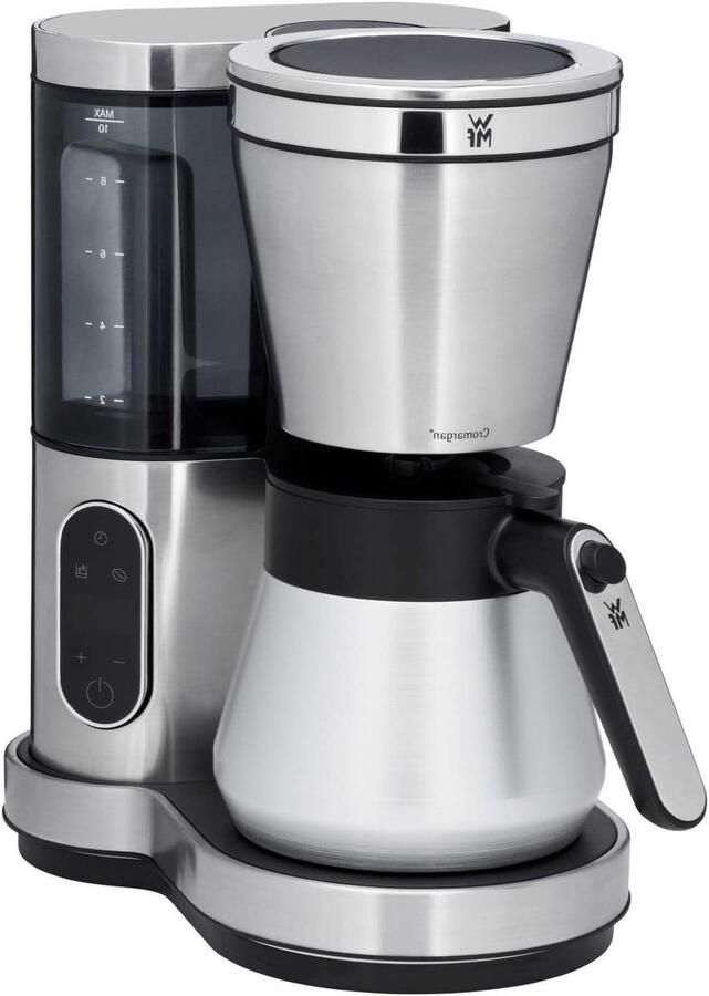 Filterkoffiezetapparaat Thermoskan Koffiezetter Koffieapparaat Verse Koffie Zetten WMF Aroma Perfection 8 Kopjes Mat Cromargan