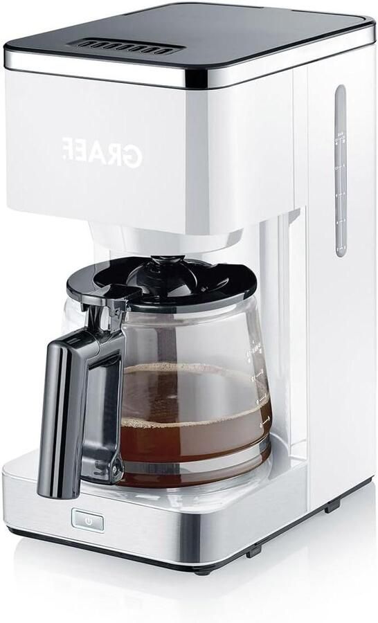 Filterkoffiezetapparaat Koffiezetter Verse Koffie Zetten Anti-druppel functie 125 liter kan Wit
