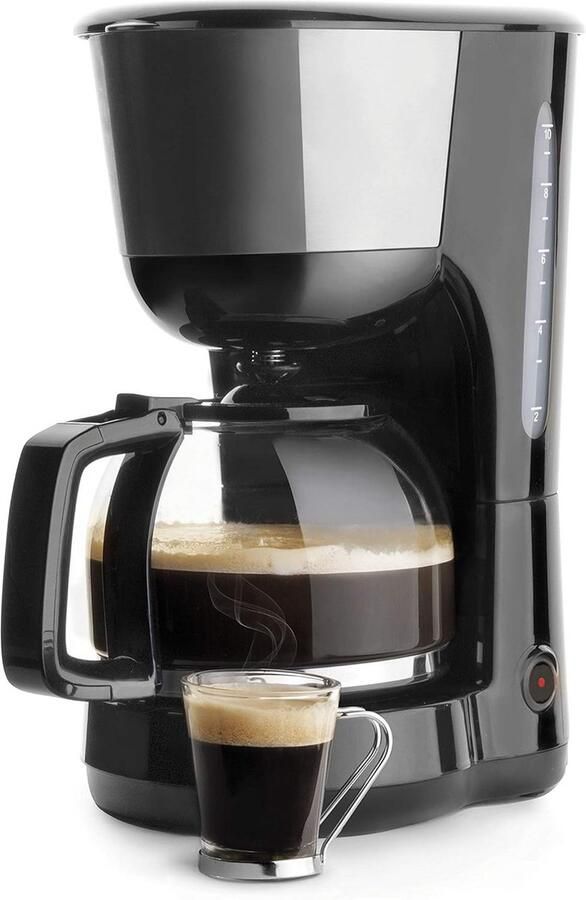 Filterkoffiezetapparaat met Glazen Kan 1.25 Liter