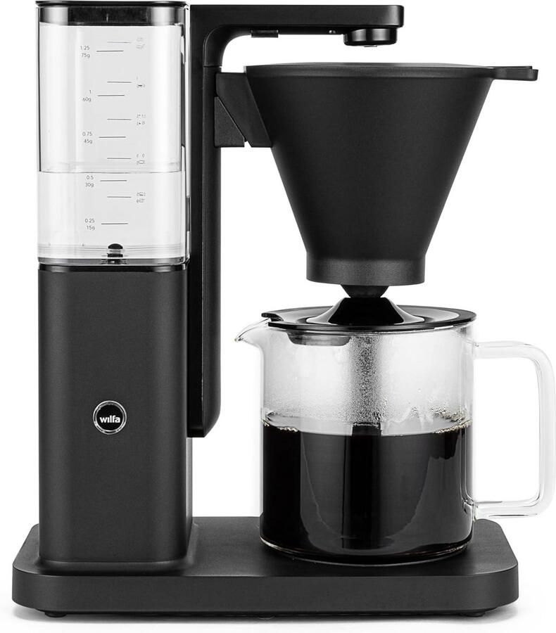 Filterkoffiezetapparaat met Warmhoudfunctie 1.25L Antidruppelsysteem