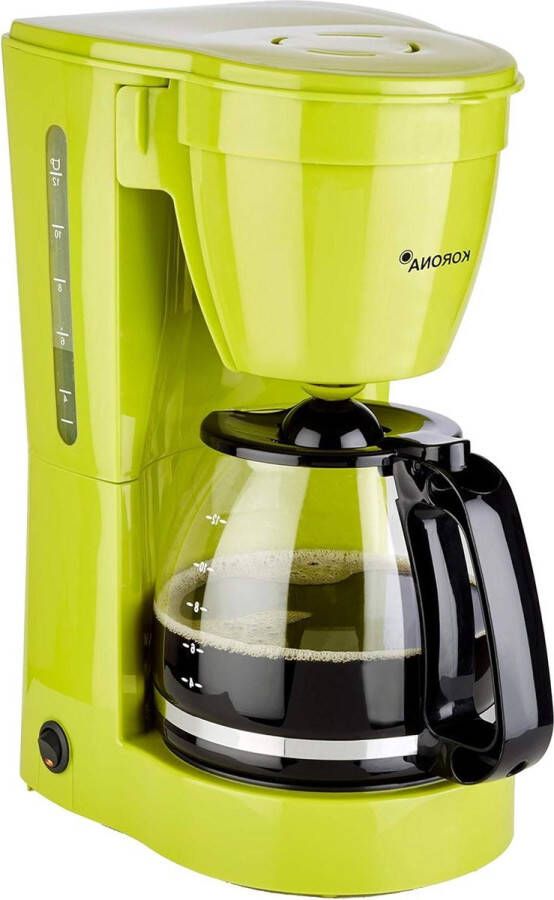 Filterkoffiezetapparaat voor 12 koppen koffie Glazen Kan Groen 800 Watt