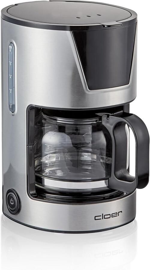 Filterkoffiezetapparaat voor 6 Kopjes met Warmhoudfunctie en Druppelstop