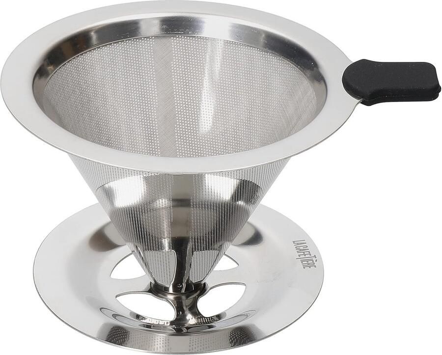 Filterloze Koffiedruppelaar RVS voor Overgietkoffie Herbruikbare Koffiezetter