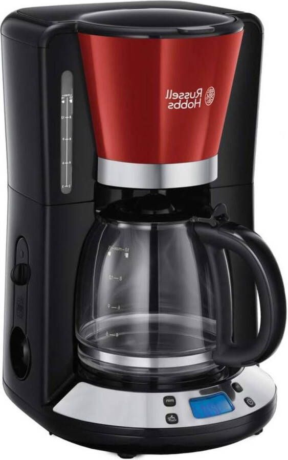 Flame Red Digitaal Filterkoffiezetapparaat Programmeerbare Timer 10 Koppen Rood