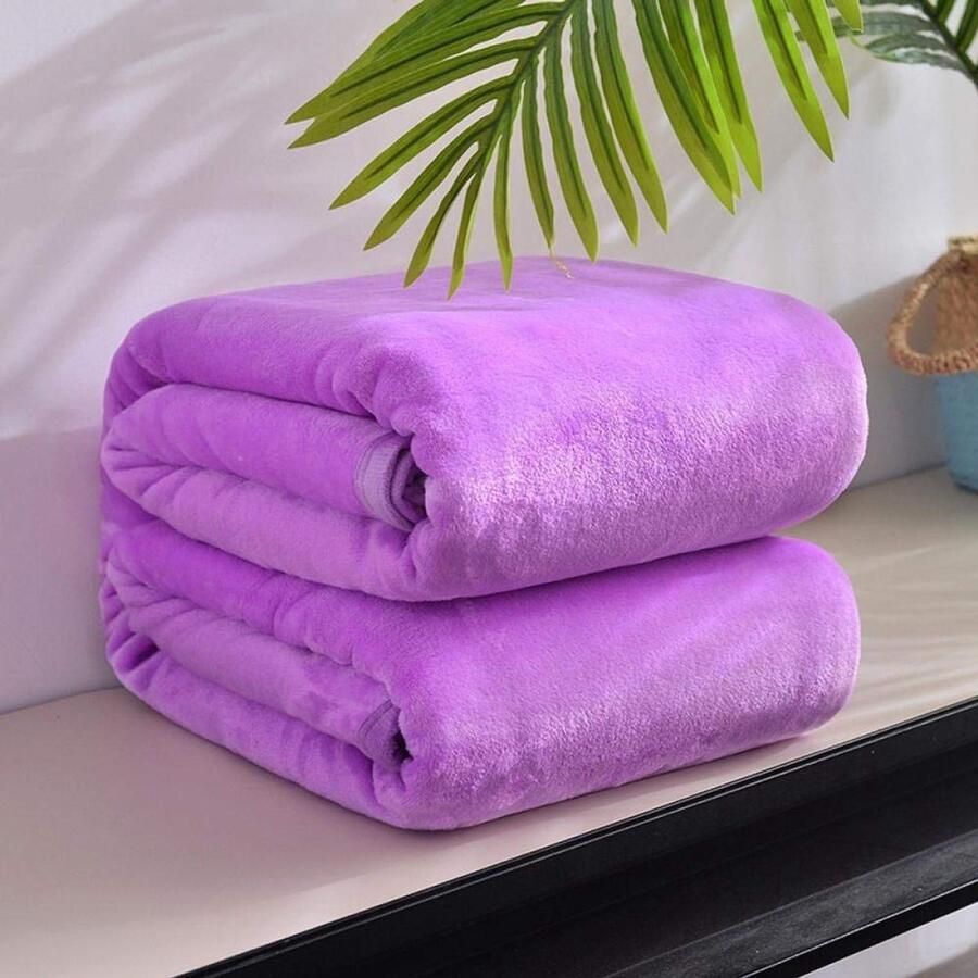 Fleece werpdekens Reisformaat Superzachte donzige warme stevige bedspreien voor bank Microfiber deken -9_100 * 120 cm