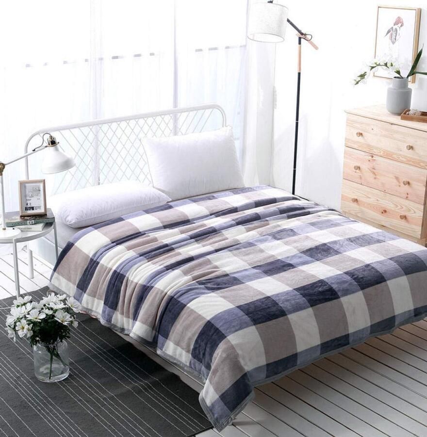 Fleece werpdekens Reisformaat Superzachte donzige warme stevige bedspreien voor bank Microfiber deken -5_120x200cm